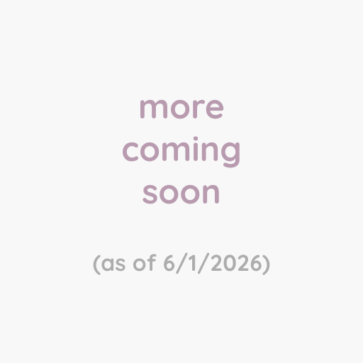 more coming soon as of 6/1/2026
